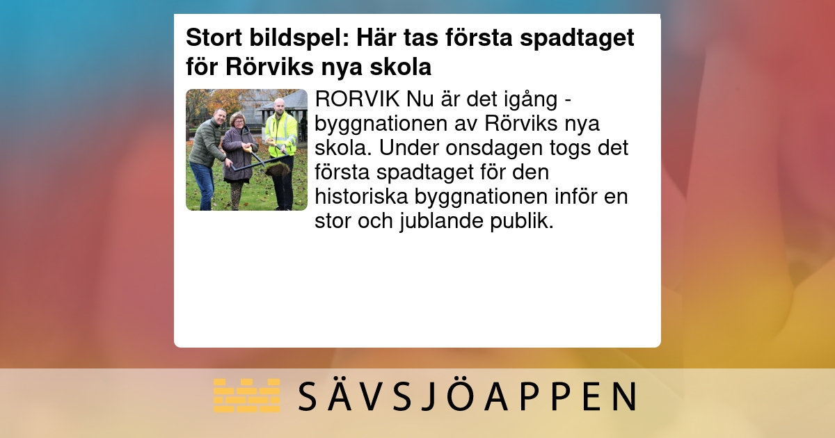 Konst på Rörviks skola presenterades - Sävsjö kommun