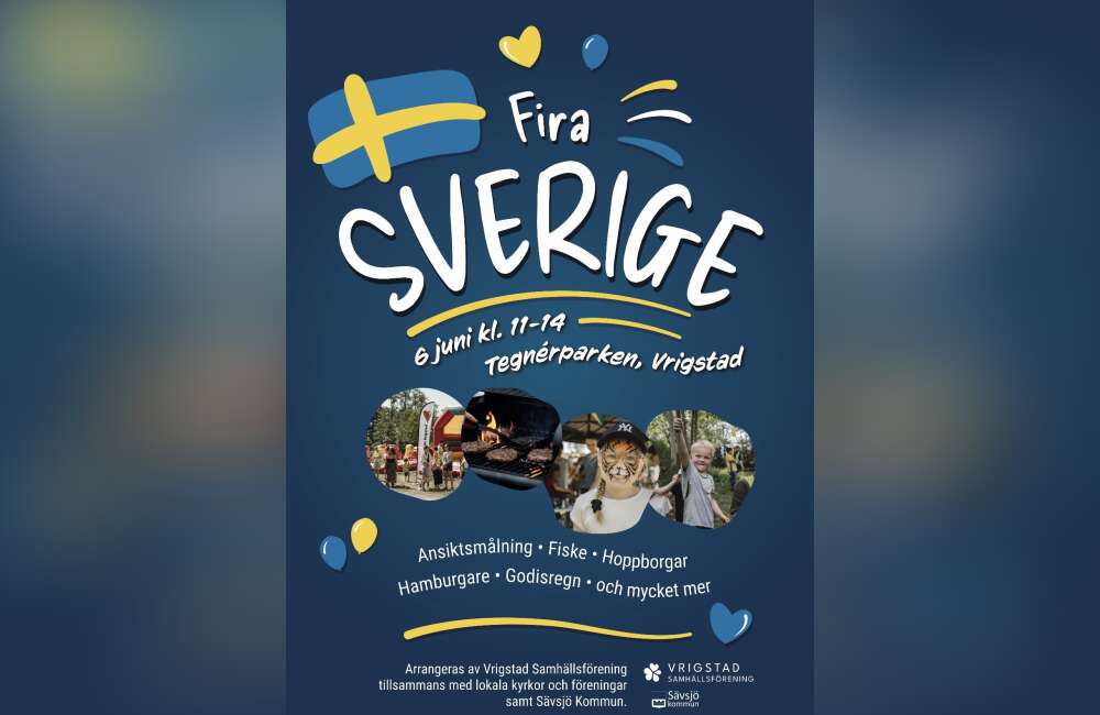 Samhällsföreningen bjuder in till nationaldagsfirande