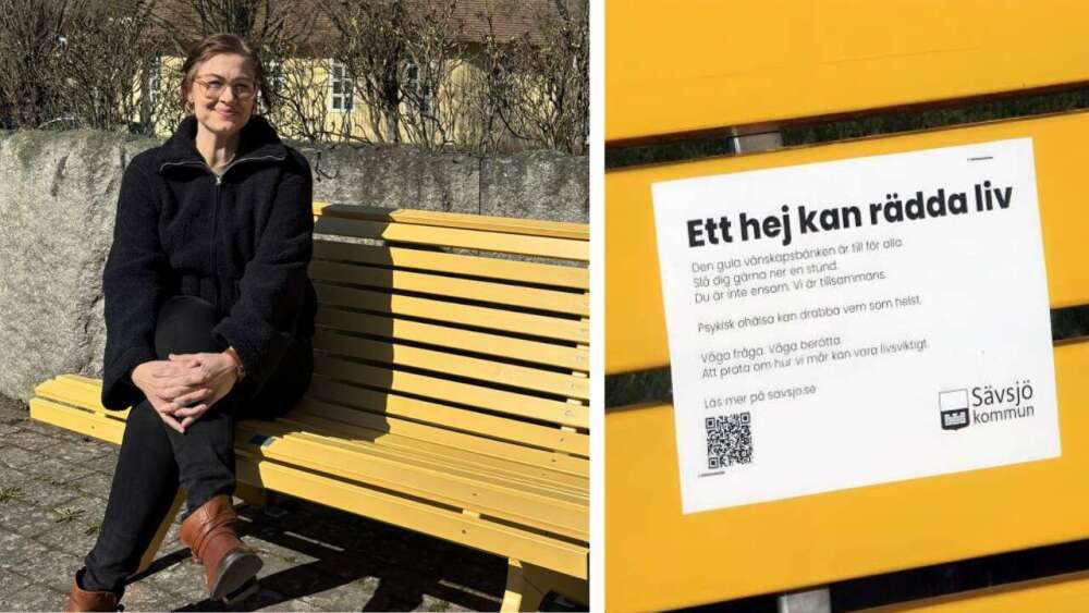 Föreningen om vänskapsbänken: "En symbol för att bryta stigmat"