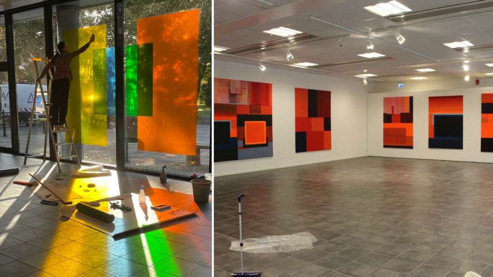 Här släpps färgen lös – öppnar konsthöst med färgsprakande experiment