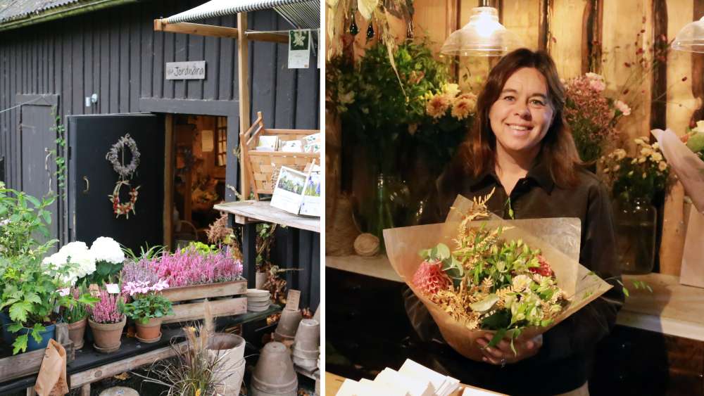 Naturen sätter tonen i Annas blomsterbutik - bild 1