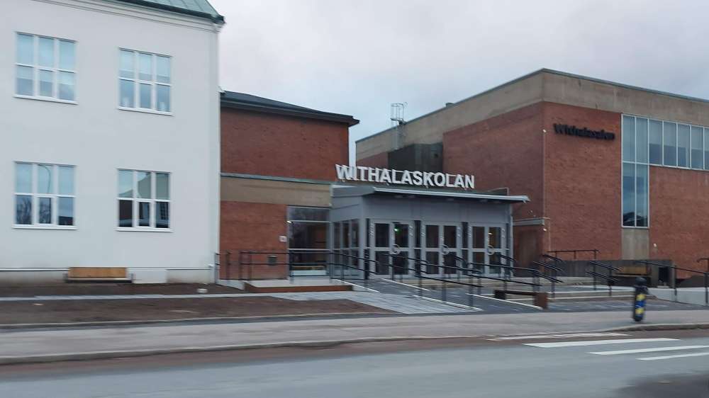 Hotfullt meddelande hittat på Withalaskolan