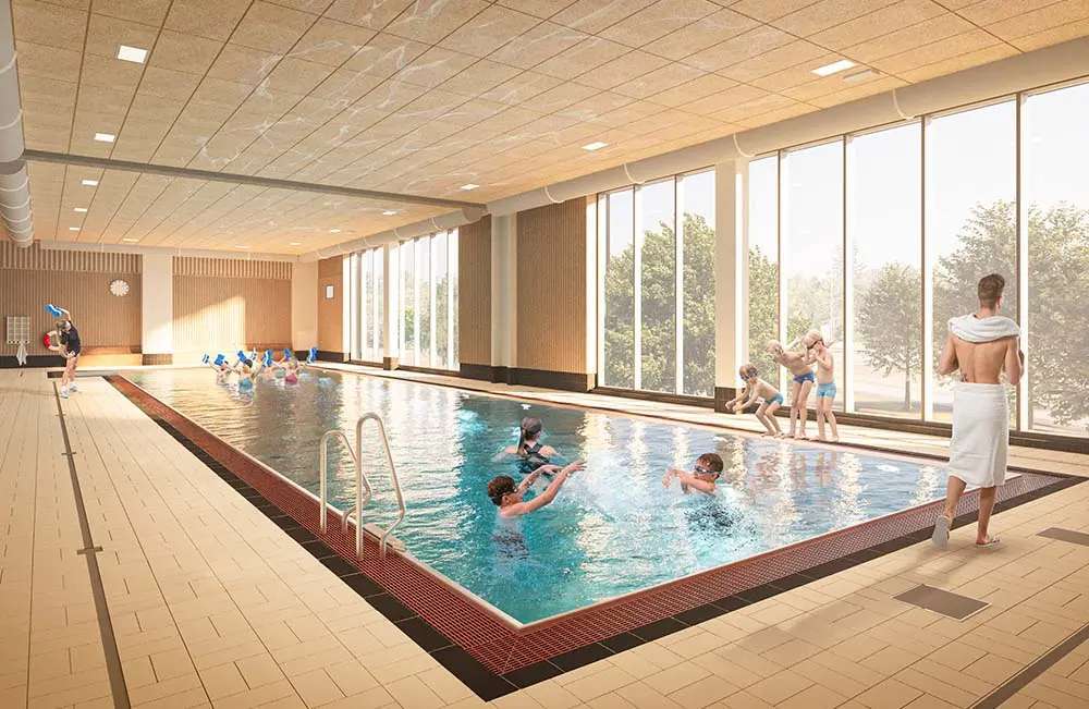 De bygger Nässjös nya simhall