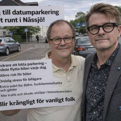 Nej till datumparkering i Nässjö året runt