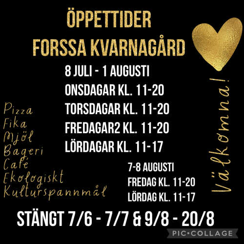 Vårens öppettider