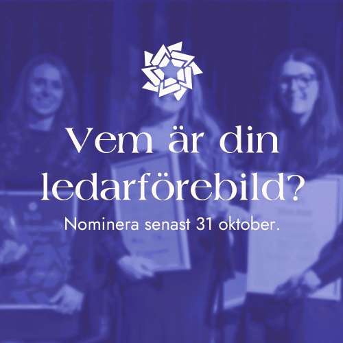 Nominera till Årets unga ledande kvinna 2026