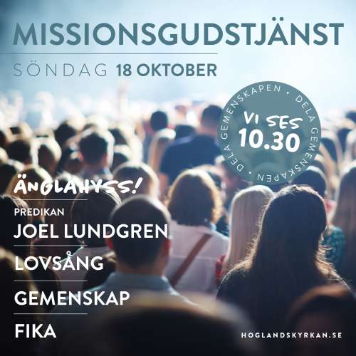 Händer i Höglandskyrkan v 42