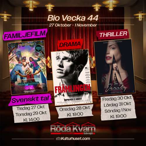 Film på Röda Kvarn - Vecka 44 🎥